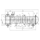 Аппарат теплообменный с компенсатором на кожухе температурным и с трубными неподвижными решетками 