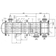 Аппарат теплообменный с компенсатором на кожухе температурным и с трубными неподвижными решетками 